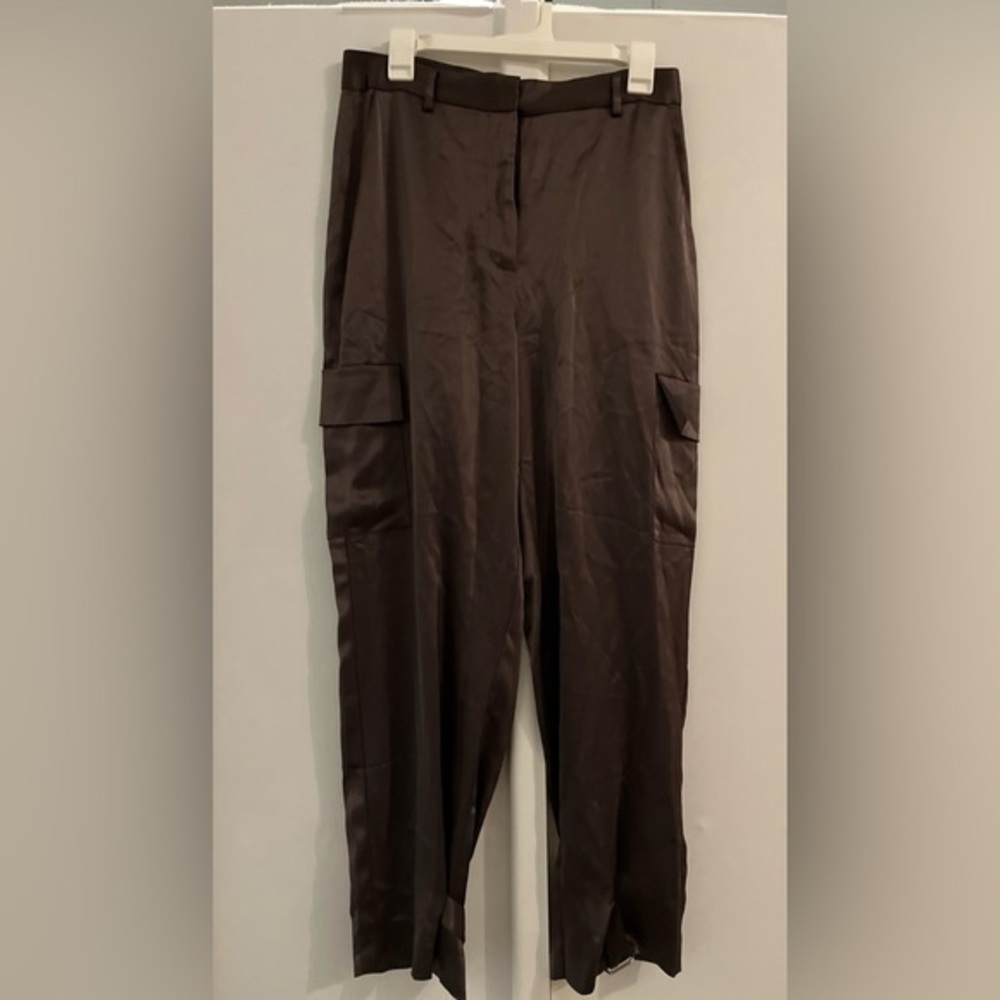 Silk cargo pants‎